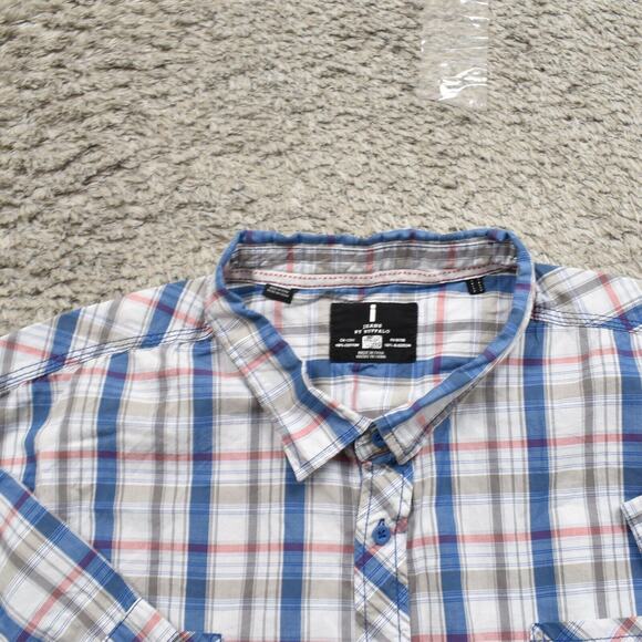 Buffalo David Bitton Men's 4XL Button Shirt Short Sleeve Plaid Multicolor Plaid - Picture 8 of 8